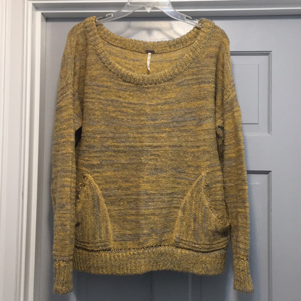 Free people off the shoulder sweater
